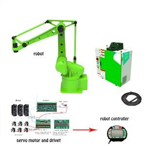 According to client'demand,we cancustomized to different application solution, and specification, size , different color for robot body too.