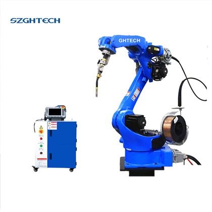 SZGH company has 25 models robot arms in mass production: including generalpurpose, welding, spraying, 
palletizing, grinding and handling types. All models are equipped with an intelligent robot control system which independently developed by us.