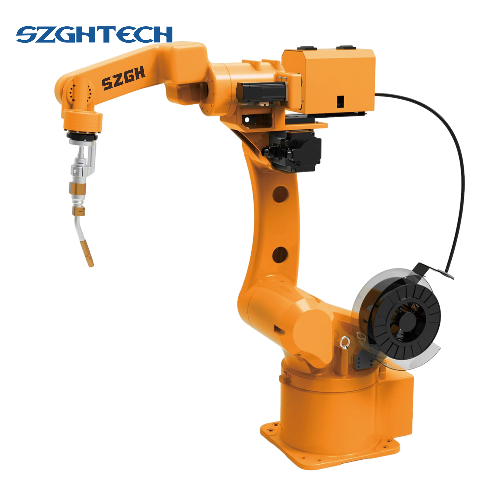 MIG TIG LASER Professional 6 Axis Articulated Industrial Welding Robot Arm with Load 6 kg for Welding Application